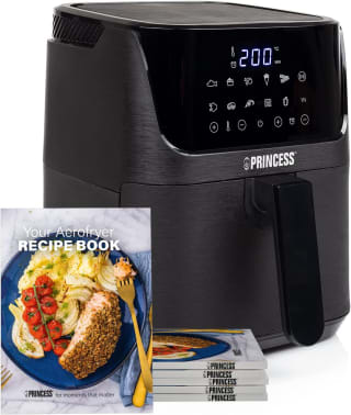 Princess Airfryer XL 3.5 liter met Digital Touch Screen en gratis Receptenboek voor €63,99bij Amazon