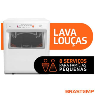 Lava Louças com 8 Serviços da Brastemp - R$ 1.279