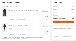 20% extra korting op de sale bij Zalando