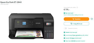 Epson EcoTank ET-2840 - All-in-One Printer voor €179 bij Art & Craft
