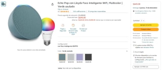 Echo Pop + Lloyds Foco Smart por $549 en Amazon