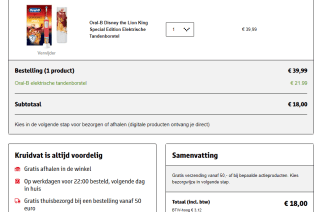 55% extra kassakorting op Oral-B tandenborstels bij Kruidvat