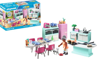 PLAYMOBIL My Life Keuken met eethoek voor €22,74 bij Amazon