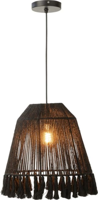J-Line Hanglamp Jute Zwart Small Celia voor €53,99 bij Bol