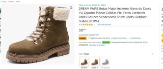 Botas de invierno de mujer Dream Pairs por 18.59€