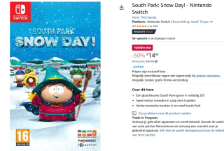 South Park - Snow Day! voor €14,99 bij Amazon