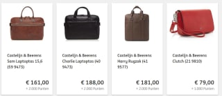 Diverse Castelijn en Beerens (laptop)tassen vanaf €79 + ING rentepunten