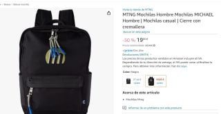 Mochila Michael marca Mustang por 19,85€