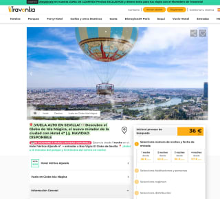 1 noche en Sevilla en Hotel 4* + entradas Nao Vigía El globo desde 38€