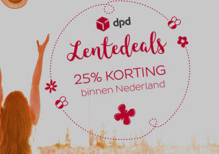 25% korting op versturen van een pakket bij Dpd