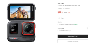 Cámara de acción Insta360 Ace Pro por 389€