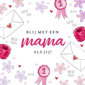 20% korting op Moederdag kaarten van 21 x 21 cm bij Kaartje2go