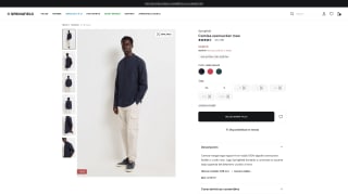 Camisa Springfield seersucker Mao por 11,69€