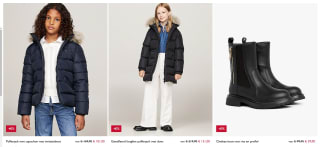 10% extra korting op jassen en jacks in de sale tot 40% bij Tommy Hilfiger