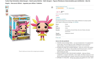 figura Funko Pop Animation: Bobs Burgers - Band Louise Belcher por 8,40€