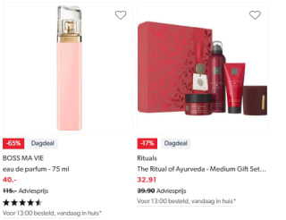 Tot 60% korting op beauty items tijdens Beautydag bij Wehkamp (ook korting op Rituals)