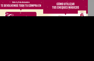 Devolución de 10€ por cada 10€ de compras en le Supermercado de el Corte Ingles