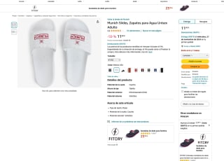 Chanclas Munich Slides Unisex Adulto por solo 11,80€