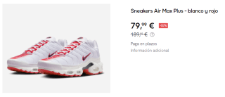 Zapatillas Nike Air Max Plus por 79.99€
