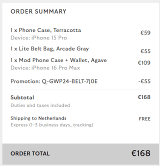 Gratis Lite Belt Bag bij je bestelling bij Bellroy