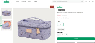 Neceser Lavanda Palmers Mujer por $4.990