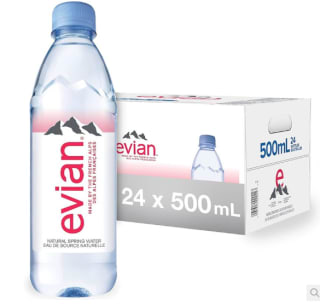 Evian Mineraalwater 24x 50cl zonder statiegeld voor €9,99 bij Ochama
