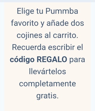 -25%+Regalo de 2 Cojines en Pummba.