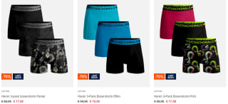 Muchachomalo boxers met tot 70% korting