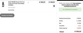 Ninja Creami Deluxe voor €159,20 bij Ninja Kitchen