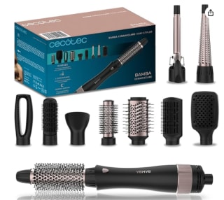 Cecotec Bamba CeramicCare 10in1 Styler Cepillo de Aire con 10 Cabezales Intercambiables 1000W por 39.9€