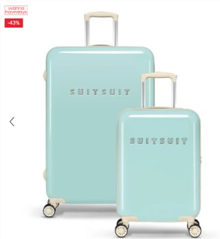 SUITSUIT Kofferset 2 delig - Reiskoffer voor €151,82 bij Wehkamp