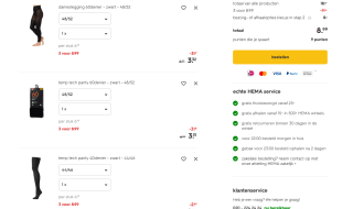 Temp tech panty's 3 voor 8.99 bij de HEMA