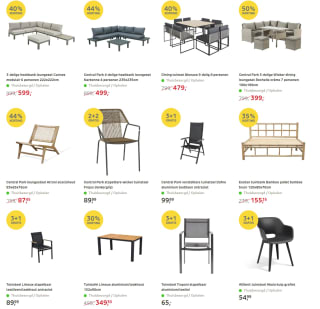 Tot 50% korting op tuinmeubelen bij Praxis