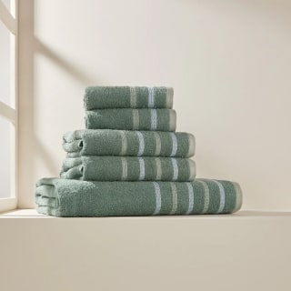 Juego de 5 toallas algodón por 25€