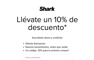 10% descuento para tu primera compra en Shark
