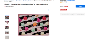 Felpudo lavables para cocina medida 40x60cm por 7,85€