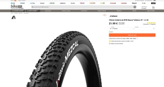 Tubeless Vittoria NEUMÁTICO Cubierta de MTB Mezcal 29" x 2.35 bicicleta ciclismo por solo 21,99€