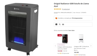 Origial Radiance 4200 Estufa de Llama Azul por 69,99€