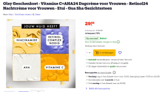 Olay Geschenkset Vitamine C+AHA24 Dagcrème voor Vrouwen voor €29,99 bij Bol.com
