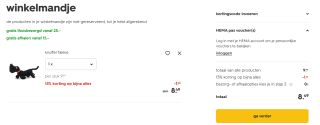 15% kassakorting op bijna alles bij HEMA