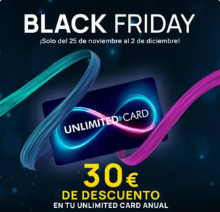 Cinesa unlimited anual por 10€ al mes desde 25 Nov hasta 2 Diciembre