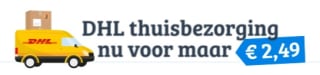DHL thuisbezorging voor maar €2,49 per pakket via Marktplaats