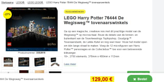 LEGO Harry Potter De Wegisweg™ tovenaarswinkels voor €129 bij Proshop