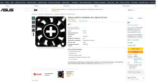 Ventilador Xilence xpf40.w de Cubierta 40 mm por 8,67€