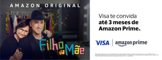 3 meses de Amazon Prime e R$ 50 de Volta no Vai de Visa