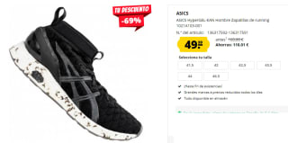 Zapatillas de Hombre ASICS HyperGEL-KAN por 49.99€