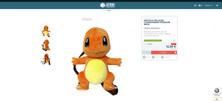Mochila de Peluche Charmander de 35 cm por 12,99€