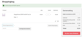 10% extra korting op sale bij Sloggies