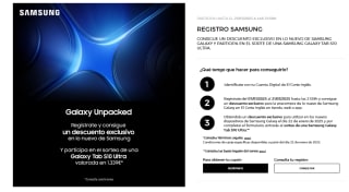 100€ descuento exclusivo para utilizar en los nuevos dispositivos de Samsung Galaxy