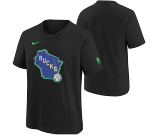 Camiseta para Peques de los Milwaukee Bucks Nike City Edition Logo por 18.6€
